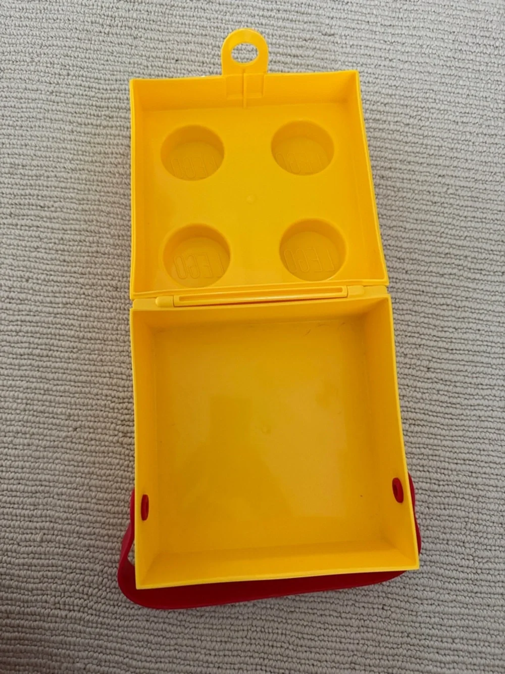 Lego Yellow and Red Storage Box. Target special edition - Picture 2 of 3
